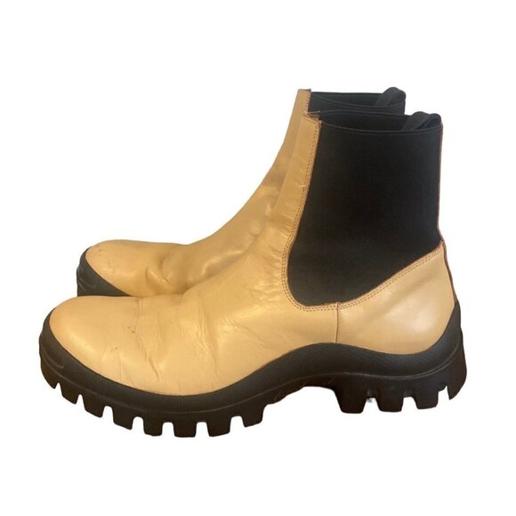 ATP ATELIER Women 39 US 9 Leather Catania Ankle Boots UK6 761-IJMO11 Vibram - Picture 1 of 11